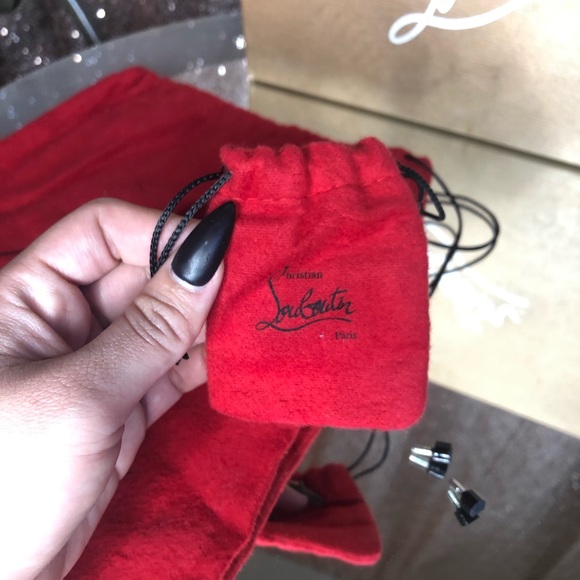 Christian Louboutin Almine Glitter Lace Pumps - Picture 4 of 6